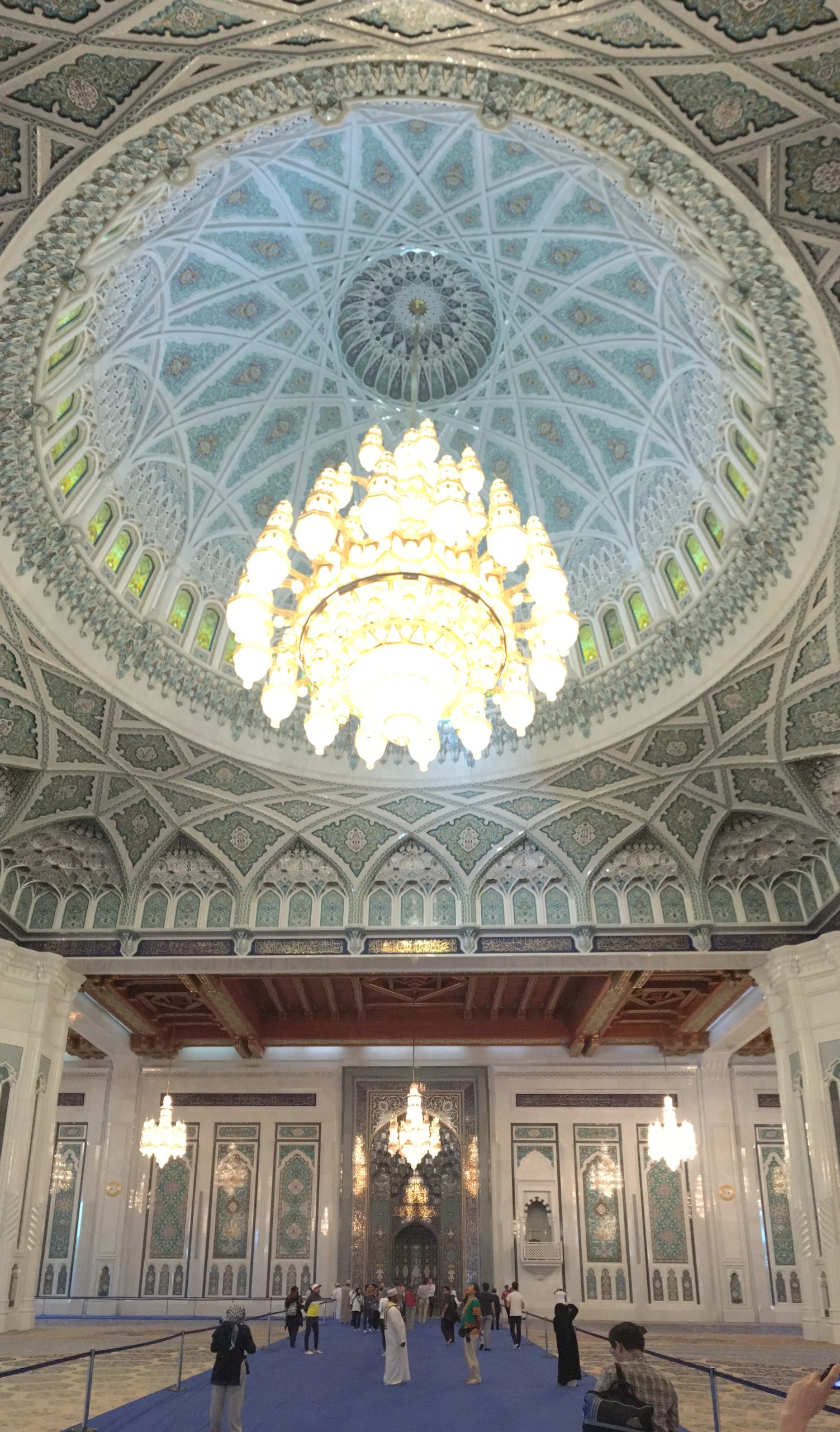 スルタン・カブース・グランドモスクのメインの礼拝堂